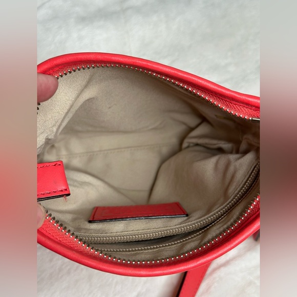 Coach 19901 Legacy Leather Mini Duffle Crossbody Bag Pink/Coral w/Tassels - Picture 13 of 16